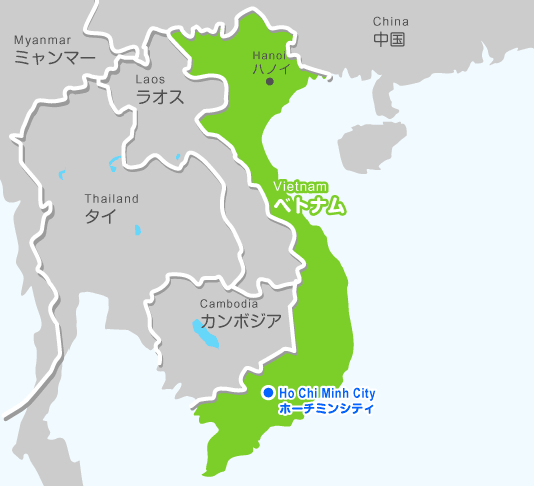 ベトナム地図